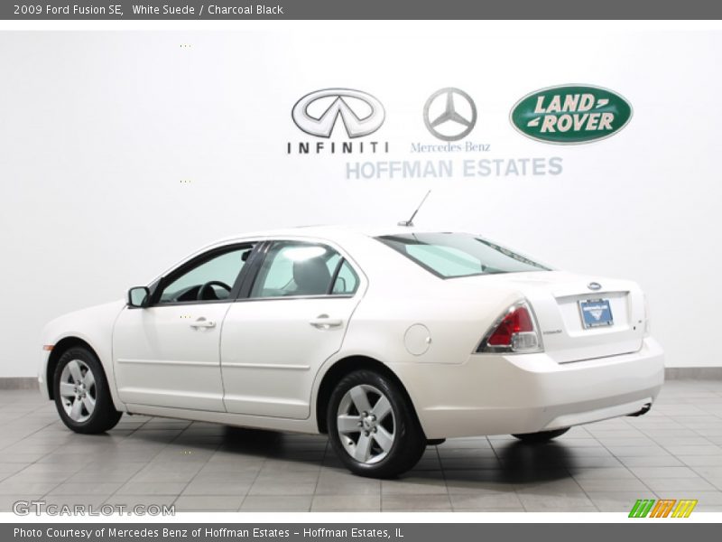 White Suede / Charcoal Black 2009 Ford Fusion SE