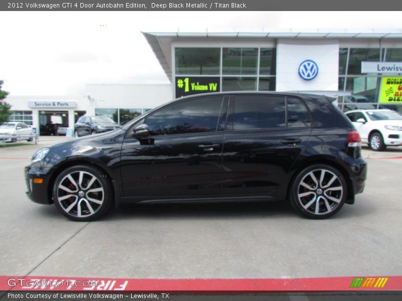 Deep Black Metallic / Titan Black 2012 Volkswagen GTI 4 Door Autobahn Edition