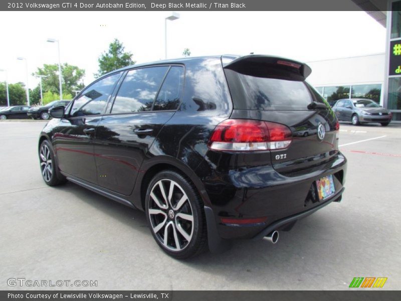 Deep Black Metallic / Titan Black 2012 Volkswagen GTI 4 Door Autobahn Edition