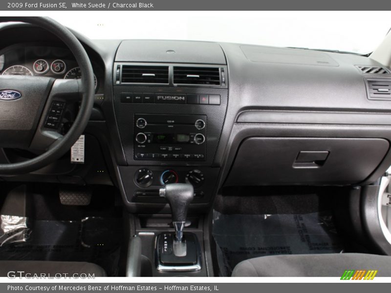 White Suede / Charcoal Black 2009 Ford Fusion SE