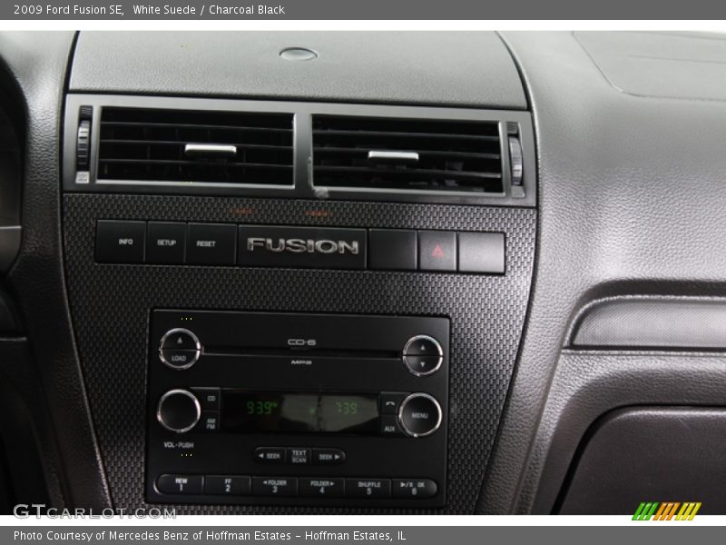 White Suede / Charcoal Black 2009 Ford Fusion SE