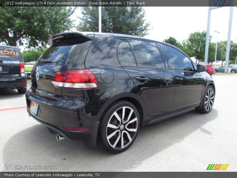 Deep Black Metallic / Titan Black 2012 Volkswagen GTI 4 Door Autobahn Edition