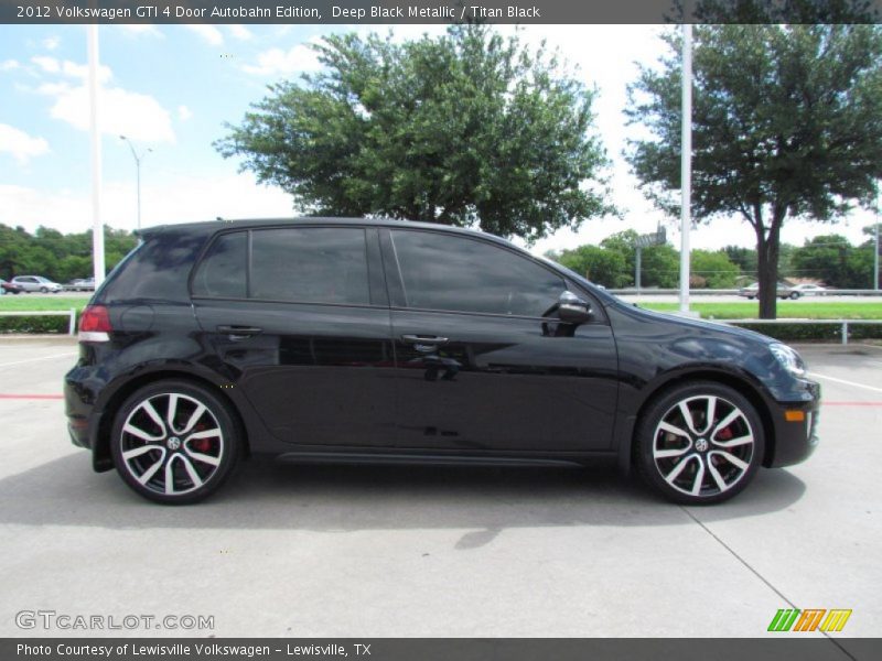 Deep Black Metallic / Titan Black 2012 Volkswagen GTI 4 Door Autobahn Edition