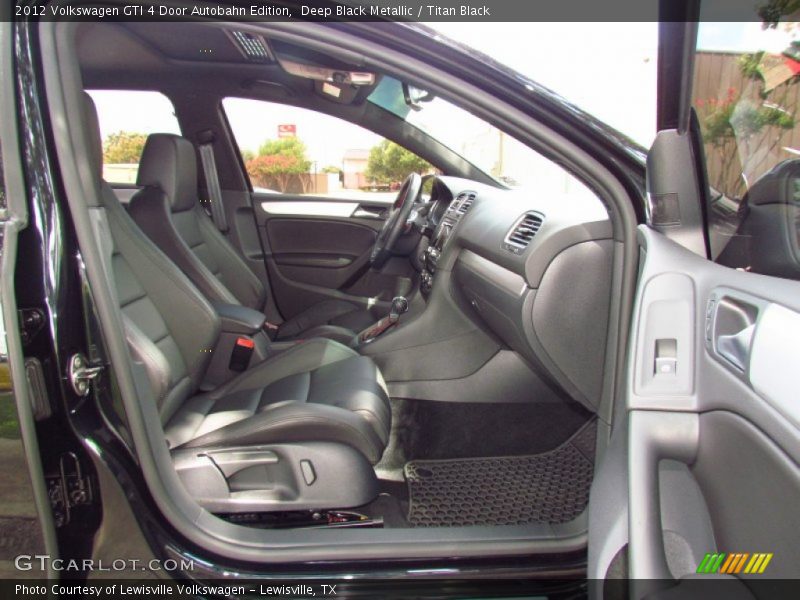Deep Black Metallic / Titan Black 2012 Volkswagen GTI 4 Door Autobahn Edition