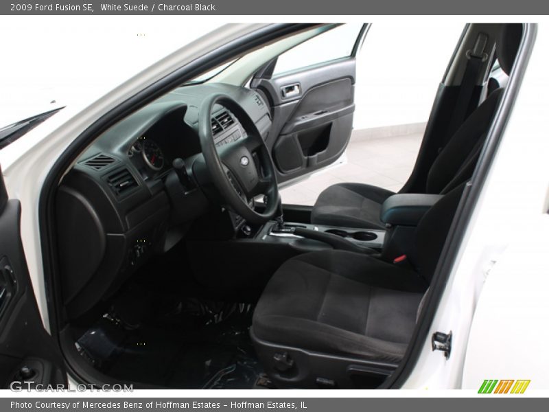White Suede / Charcoal Black 2009 Ford Fusion SE