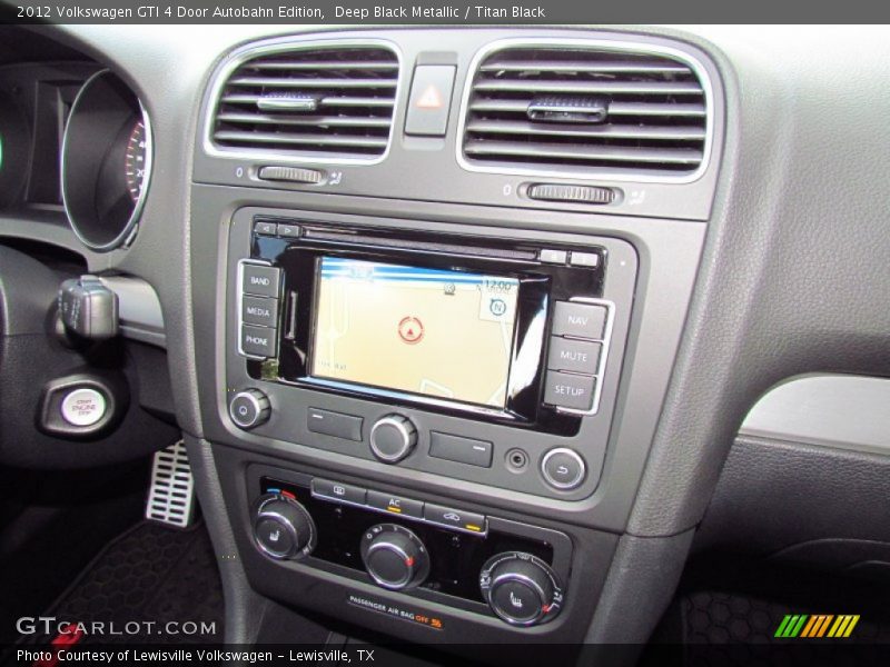 Deep Black Metallic / Titan Black 2012 Volkswagen GTI 4 Door Autobahn Edition
