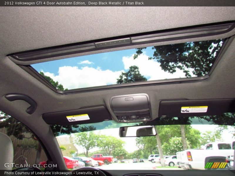 Deep Black Metallic / Titan Black 2012 Volkswagen GTI 4 Door Autobahn Edition