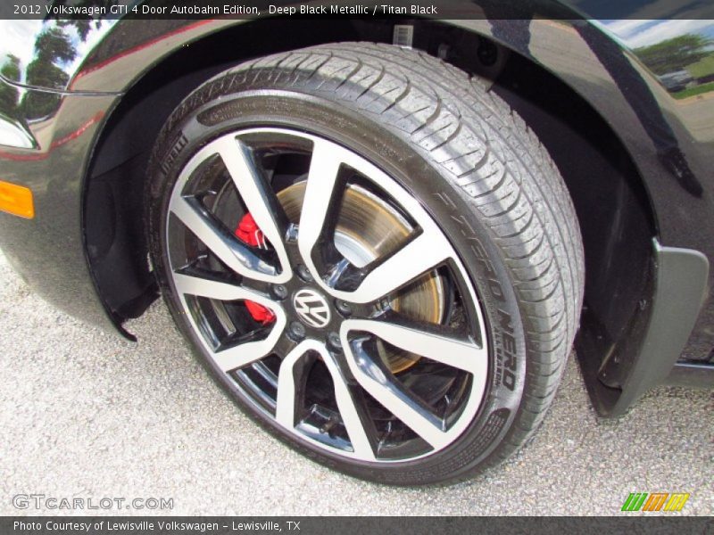 Deep Black Metallic / Titan Black 2012 Volkswagen GTI 4 Door Autobahn Edition