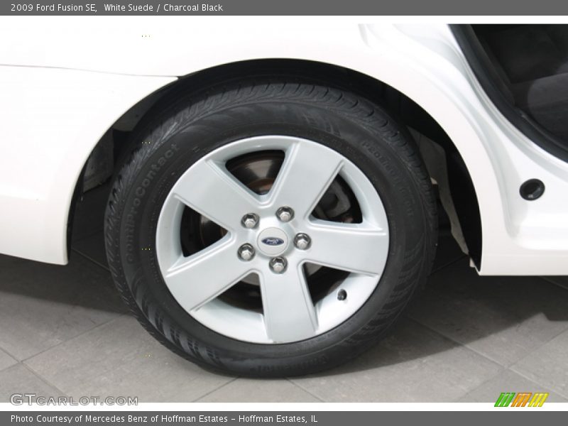 White Suede / Charcoal Black 2009 Ford Fusion SE