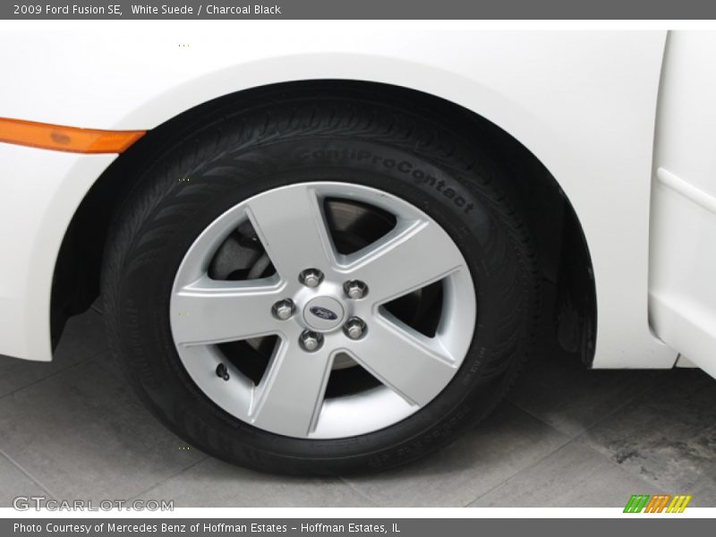 White Suede / Charcoal Black 2009 Ford Fusion SE