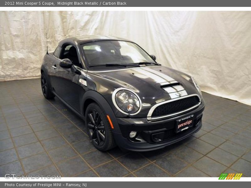 Midnight Black Metallic / Carbon Black 2012 Mini Cooper S Coupe