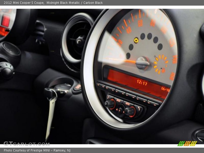 Midnight Black Metallic / Carbon Black 2012 Mini Cooper S Coupe