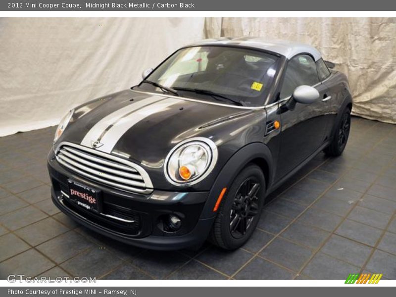 Midnight Black Metallic / Carbon Black 2012 Mini Cooper Coupe