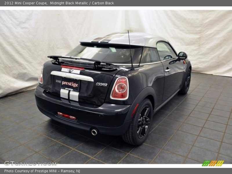 Midnight Black Metallic / Carbon Black 2012 Mini Cooper Coupe
