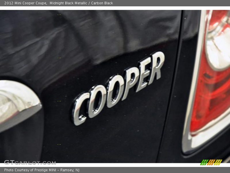 Midnight Black Metallic / Carbon Black 2012 Mini Cooper Coupe