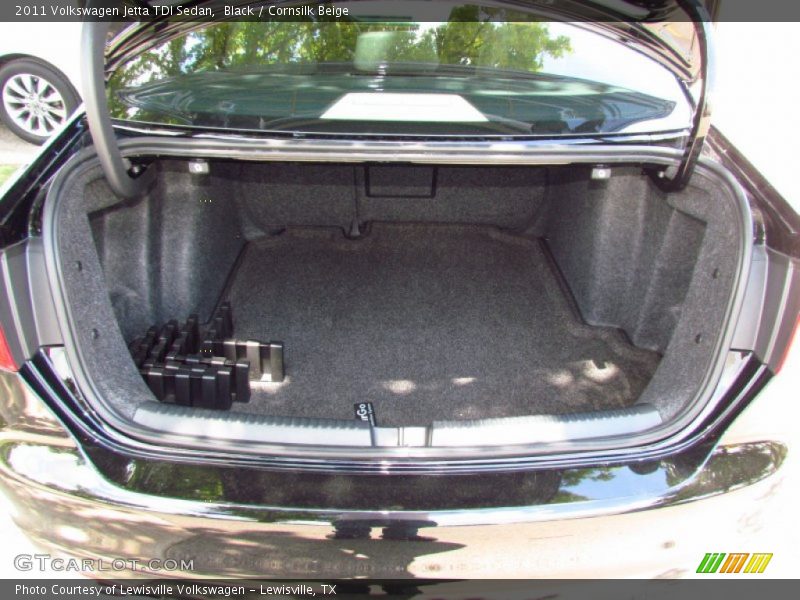 Black / Cornsilk Beige 2011 Volkswagen Jetta TDI Sedan