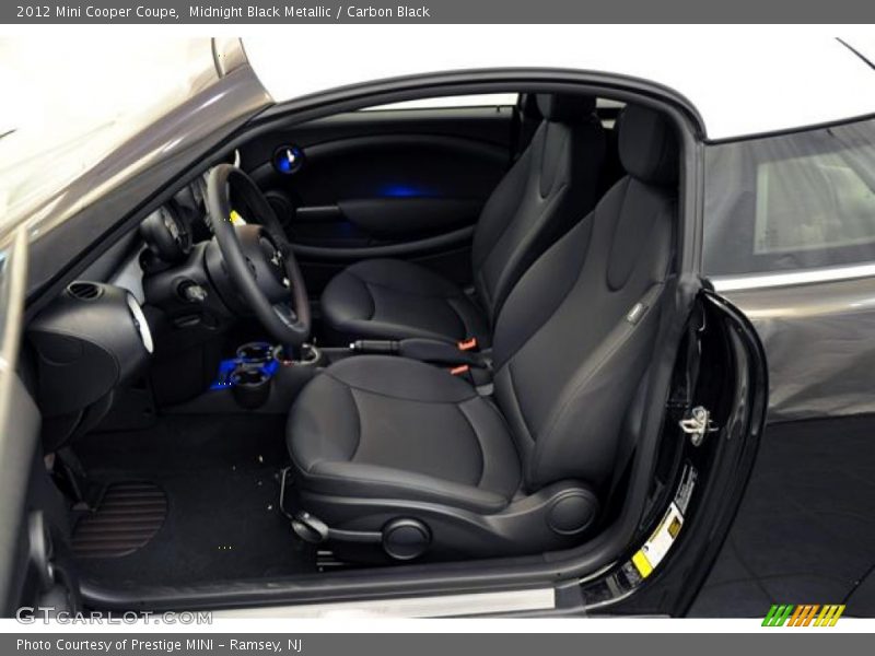 Midnight Black Metallic / Carbon Black 2012 Mini Cooper Coupe