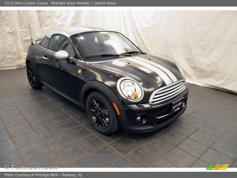 Midnight Black Metallic / Carbon Black 2012 Mini Cooper Coupe