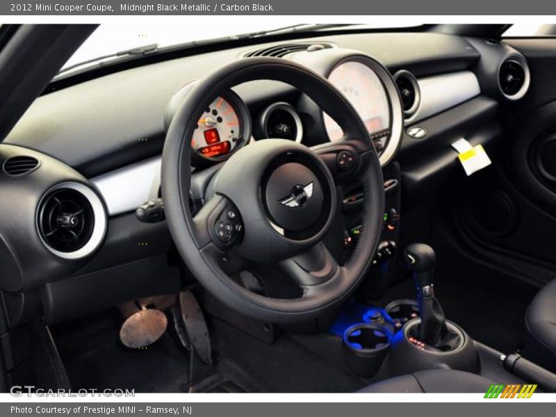 Midnight Black Metallic / Carbon Black 2012 Mini Cooper Coupe