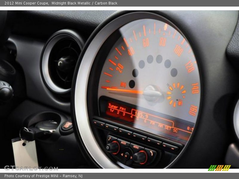 Midnight Black Metallic / Carbon Black 2012 Mini Cooper Coupe