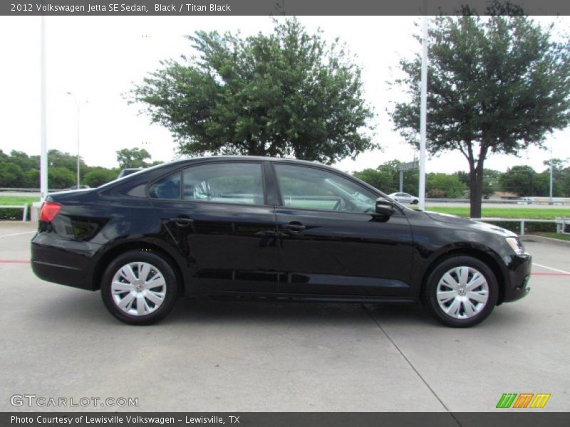 Black / Titan Black 2012 Volkswagen Jetta SE Sedan