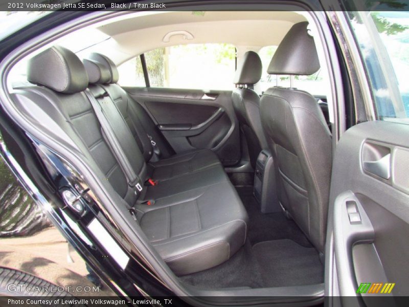 Black / Titan Black 2012 Volkswagen Jetta SE Sedan
