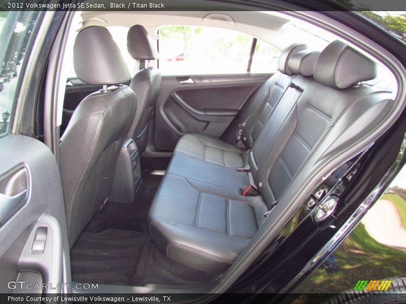 Black / Titan Black 2012 Volkswagen Jetta SE Sedan