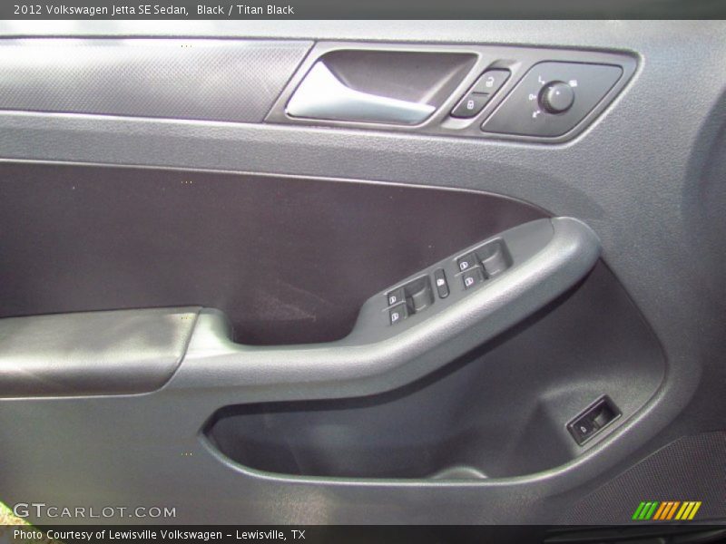 Black / Titan Black 2012 Volkswagen Jetta SE Sedan