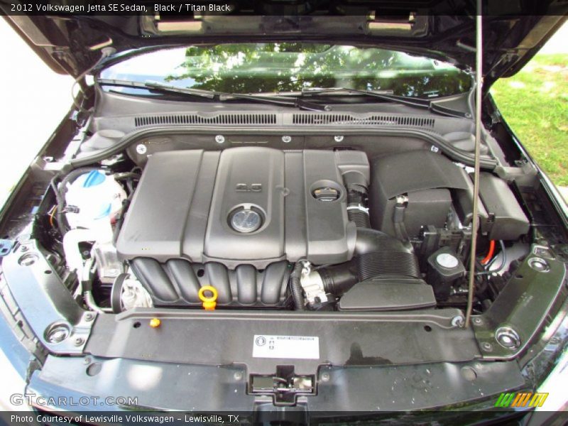 Black / Titan Black 2012 Volkswagen Jetta SE Sedan