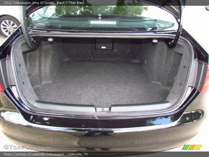Black / Titan Black 2012 Volkswagen Jetta SE Sedan