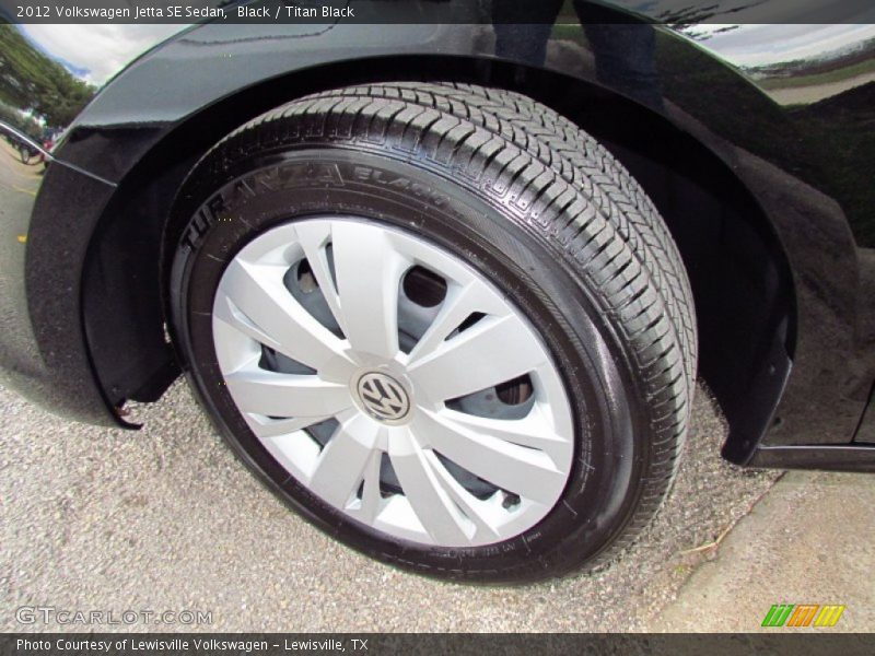 Black / Titan Black 2012 Volkswagen Jetta SE Sedan