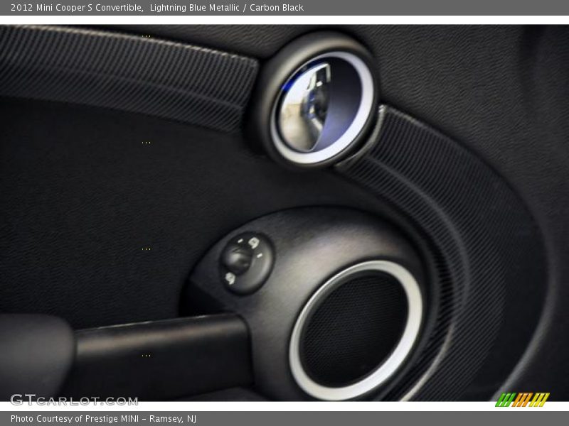 Lightning Blue Metallic / Carbon Black 2012 Mini Cooper S Convertible