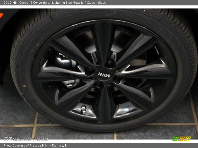 Lightning Blue Metallic / Carbon Black 2012 Mini Cooper S Convertible