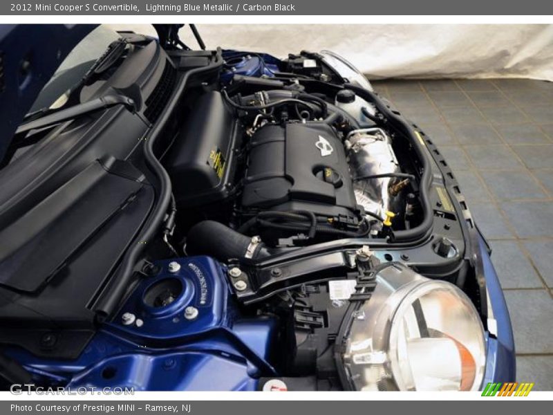Lightning Blue Metallic / Carbon Black 2012 Mini Cooper S Convertible