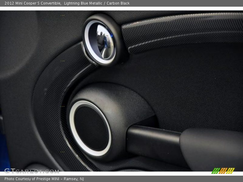 Lightning Blue Metallic / Carbon Black 2012 Mini Cooper S Convertible