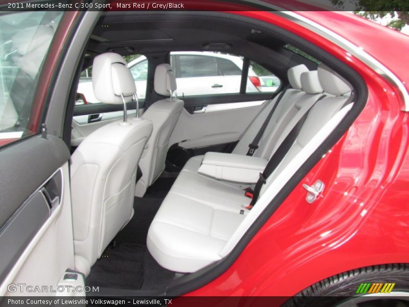 Mars Red / Grey/Black 2011 Mercedes-Benz C 300 Sport