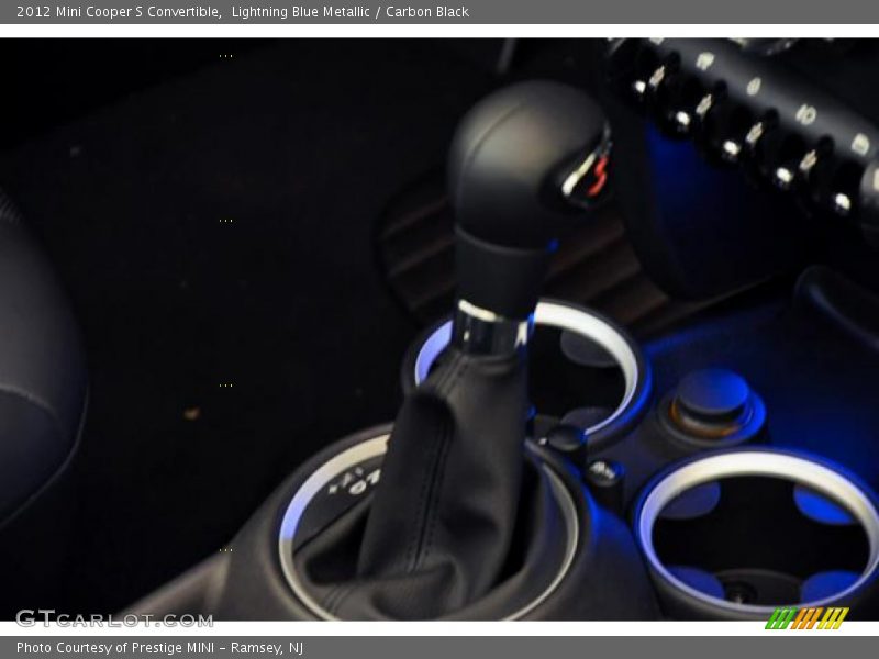 Lightning Blue Metallic / Carbon Black 2012 Mini Cooper S Convertible
