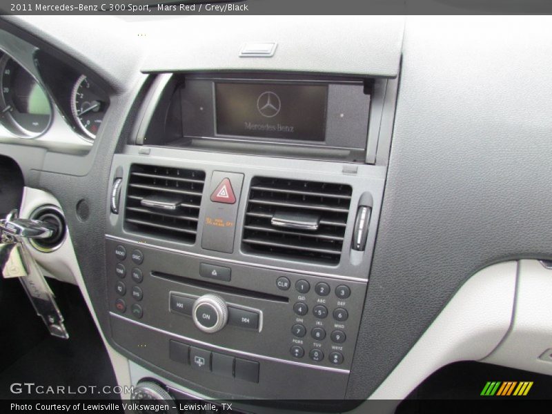 Mars Red / Grey/Black 2011 Mercedes-Benz C 300 Sport