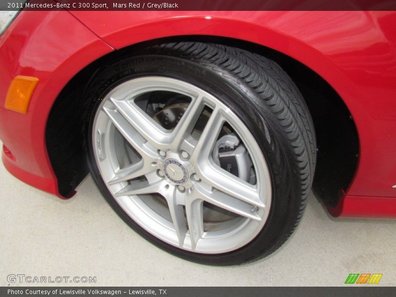Mars Red / Grey/Black 2011 Mercedes-Benz C 300 Sport