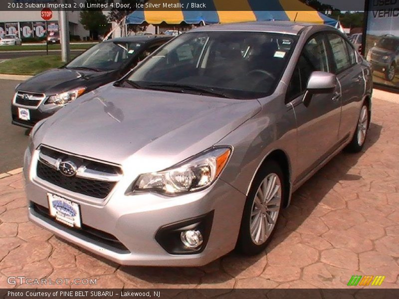 Ice Silver Metallic / Black 2012 Subaru Impreza 2.0i Limited 4 Door