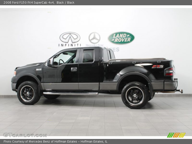 Black / Black 2008 Ford F150 FX4 SuperCab 4x4