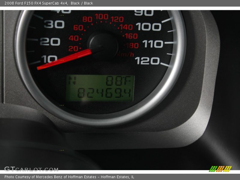Black / Black 2008 Ford F150 FX4 SuperCab 4x4