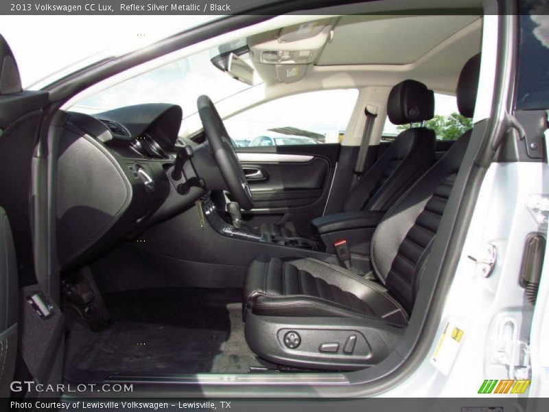 Reflex Silver Metallic / Black 2013 Volkswagen CC Lux