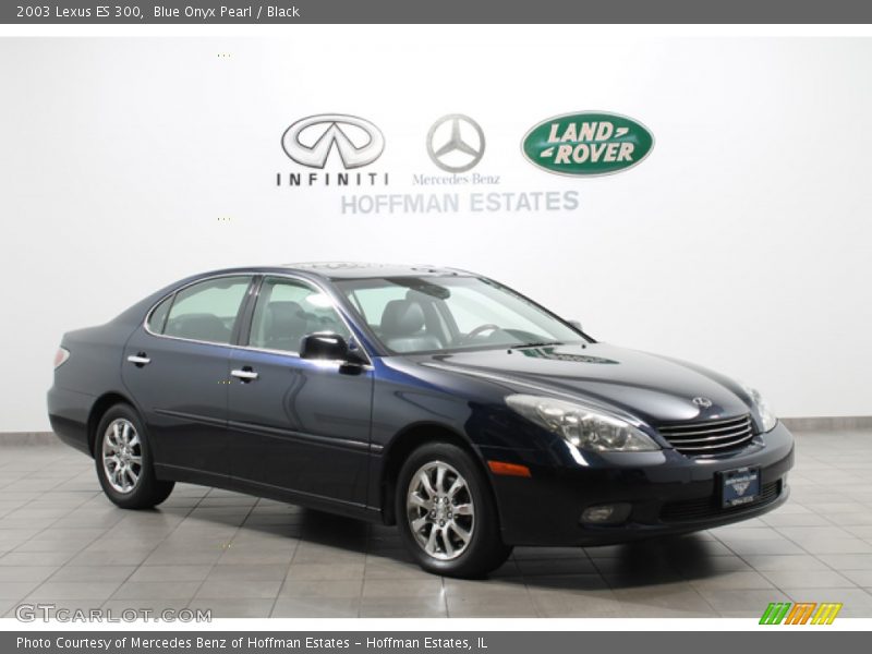 Blue Onyx Pearl / Black 2003 Lexus ES 300