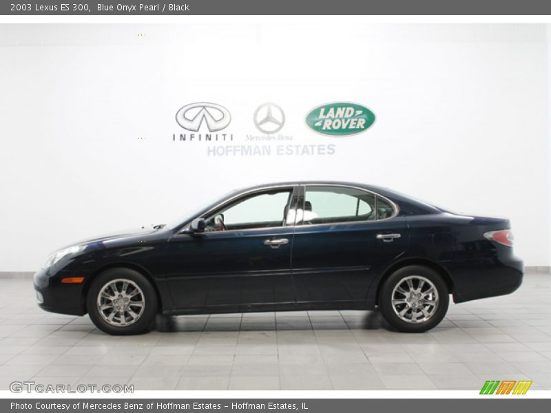 Blue Onyx Pearl / Black 2003 Lexus ES 300
