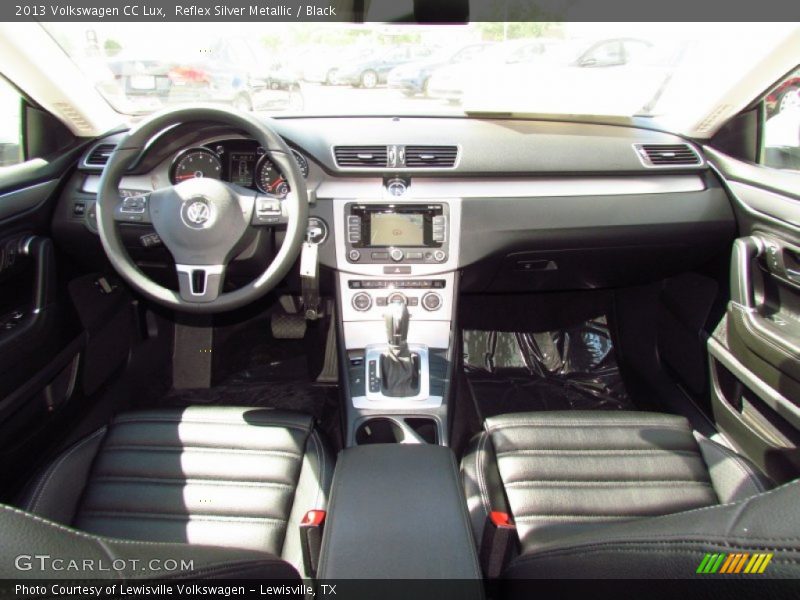 Reflex Silver Metallic / Black 2013 Volkswagen CC Lux