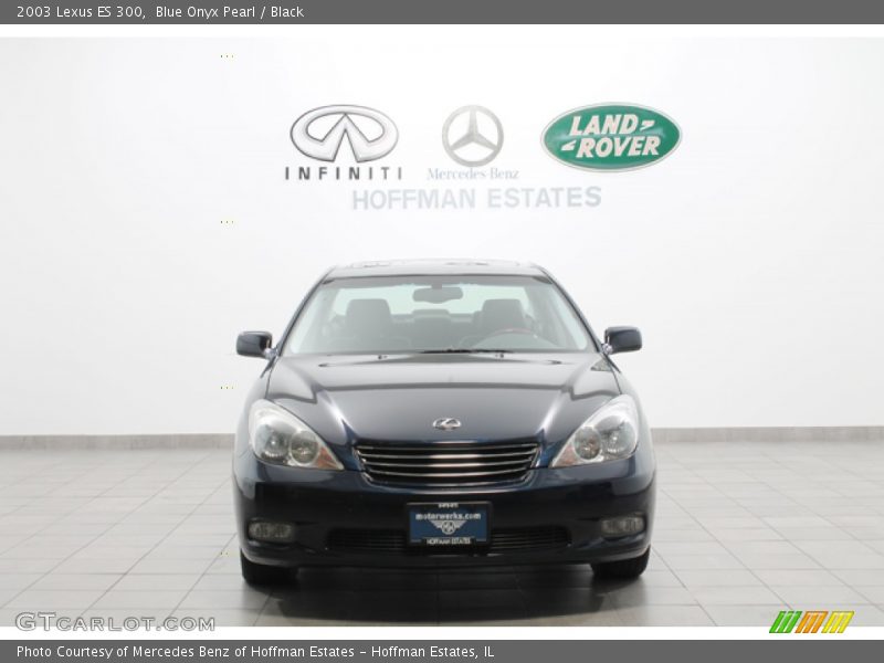 Blue Onyx Pearl / Black 2003 Lexus ES 300