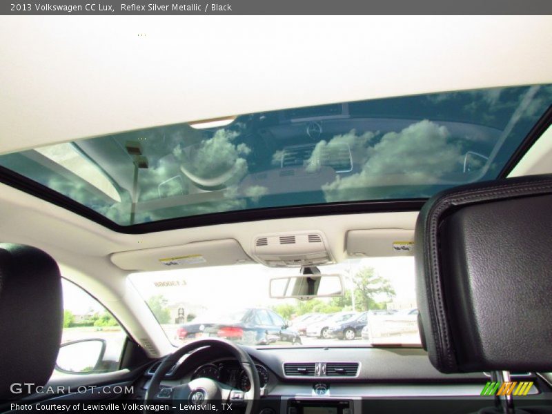 Reflex Silver Metallic / Black 2013 Volkswagen CC Lux
