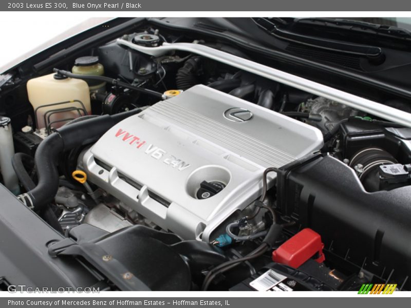 Blue Onyx Pearl / Black 2003 Lexus ES 300
