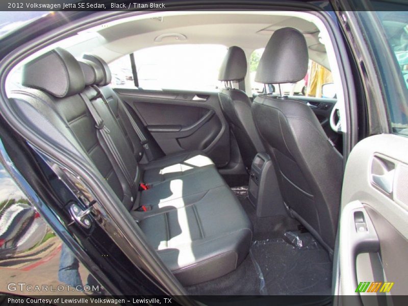 Black / Titan Black 2012 Volkswagen Jetta SE Sedan